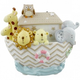 Noah's Ark Resin Money Box